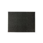 Davanti by Frieling Crocodile Placemats Set of 6, Rectangular 16.5 x 12.5 Inch Indoor Outdoor Table Placemats – Black