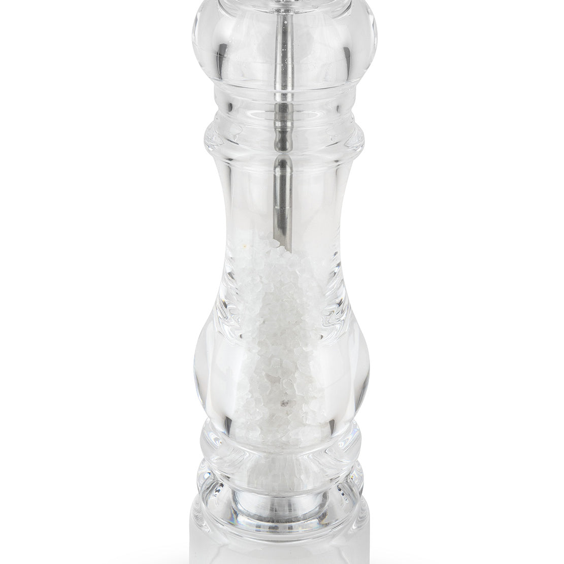Peugeot Nancy Salt Mill Acrylic, 9-Inch, Clear