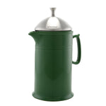 Chantal 28 ounce Ceramic French Press with Stainless Plunger, Forest Green