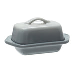 Chantal Mini Ceramic Butter Dish, Fade Grey