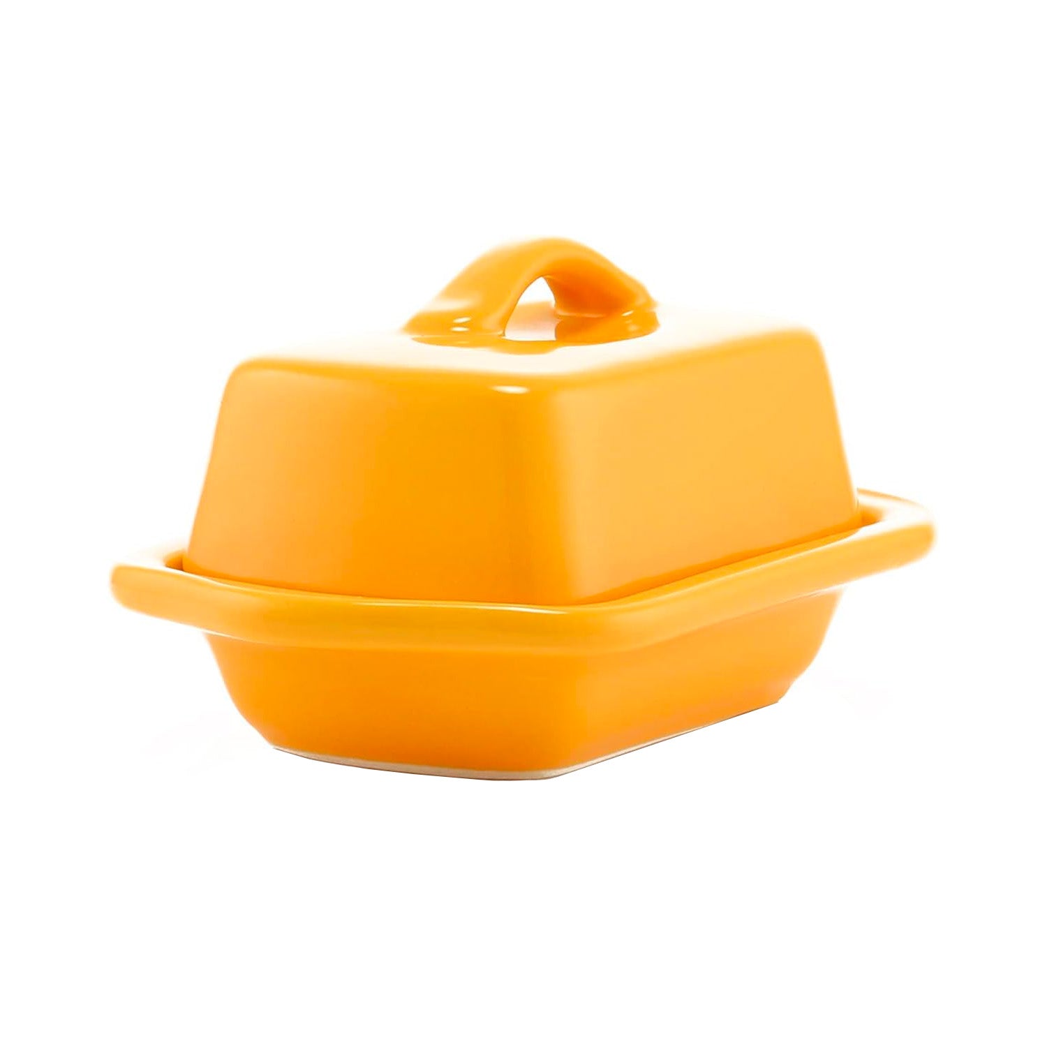 Chantal Mini Ceramic Butter Dish, Marigold
