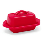 Chantal Mini Ceramic Butter Dish, True Red