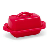 Chantal Mini Ceramic Butter Dish, True Red