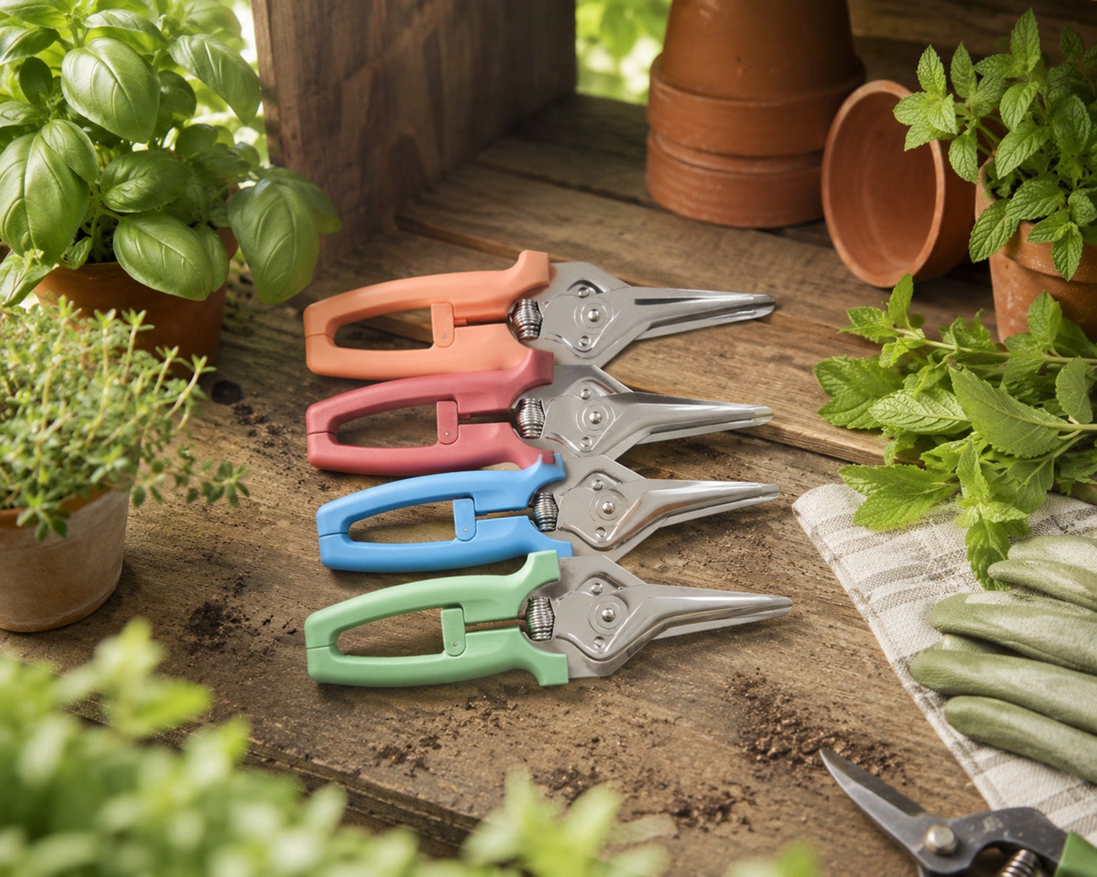 Kuhn Rikon Classic Kitchen & Garden Shears – Includes 1 Shear – Assorted Color – Stainless Steel Blades