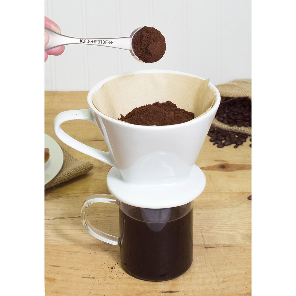 HIC 1 Tablespoon Perfect Coffee Scoop, 18/8 Stainless Steel