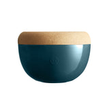 Emile Henry Deep Food Storage Bowl, 10.6-Inch, Blue Flame