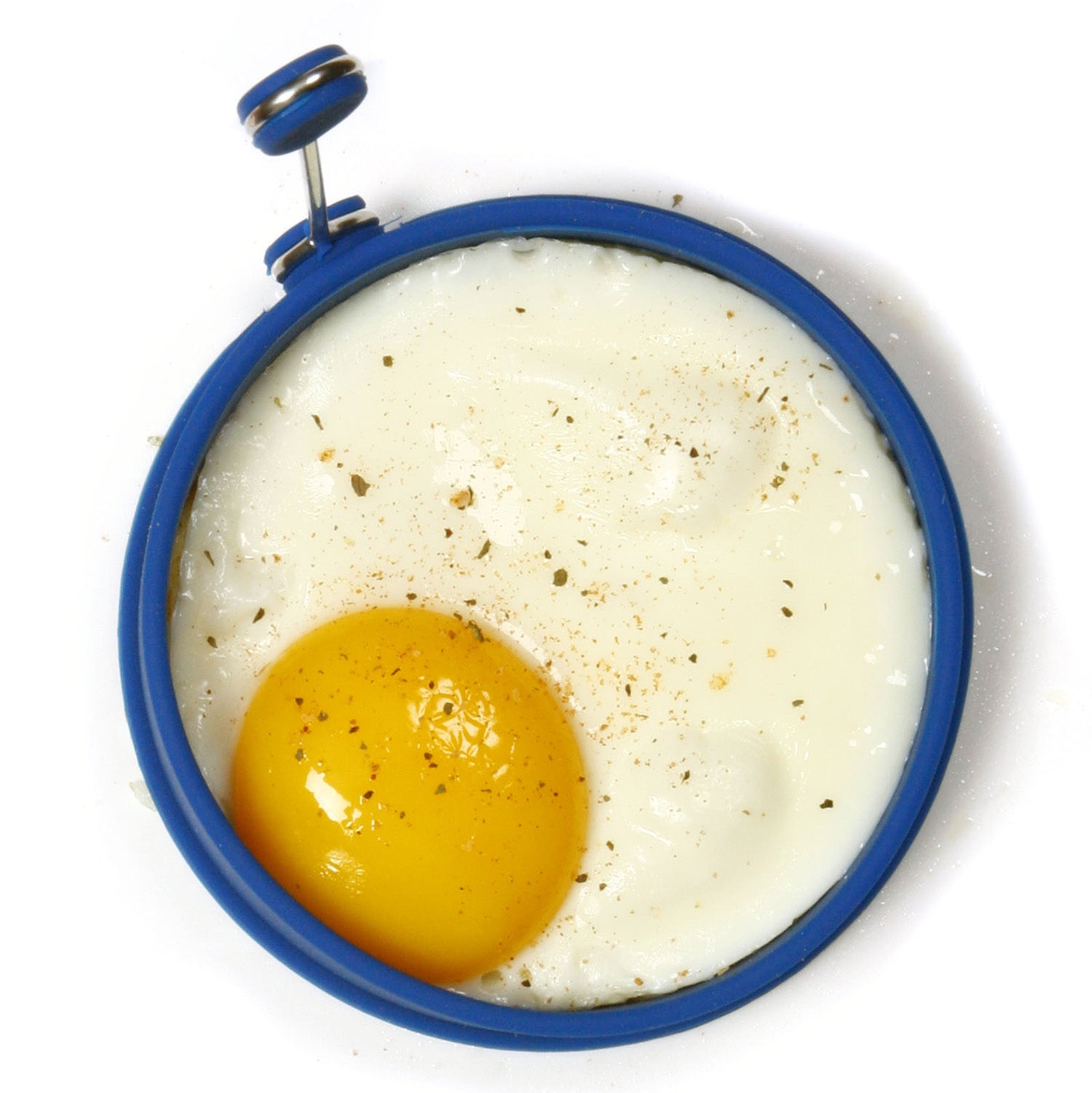 Norpro 4-Inch Silicone Round Pancake and Egg Rings, Set of 2, Blue