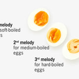Brainstream BeepEgg Singing and Floating Egg Timer for Boiled Eggs, Red