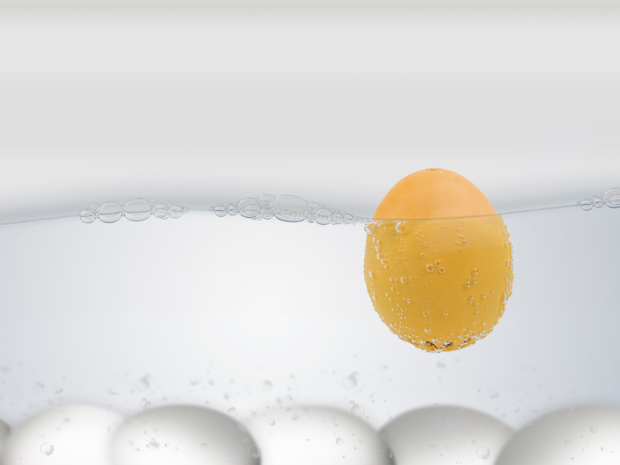 Brainstream BeepEgg Singing and Floating Egg Timer for Boiled Eggs, Red
