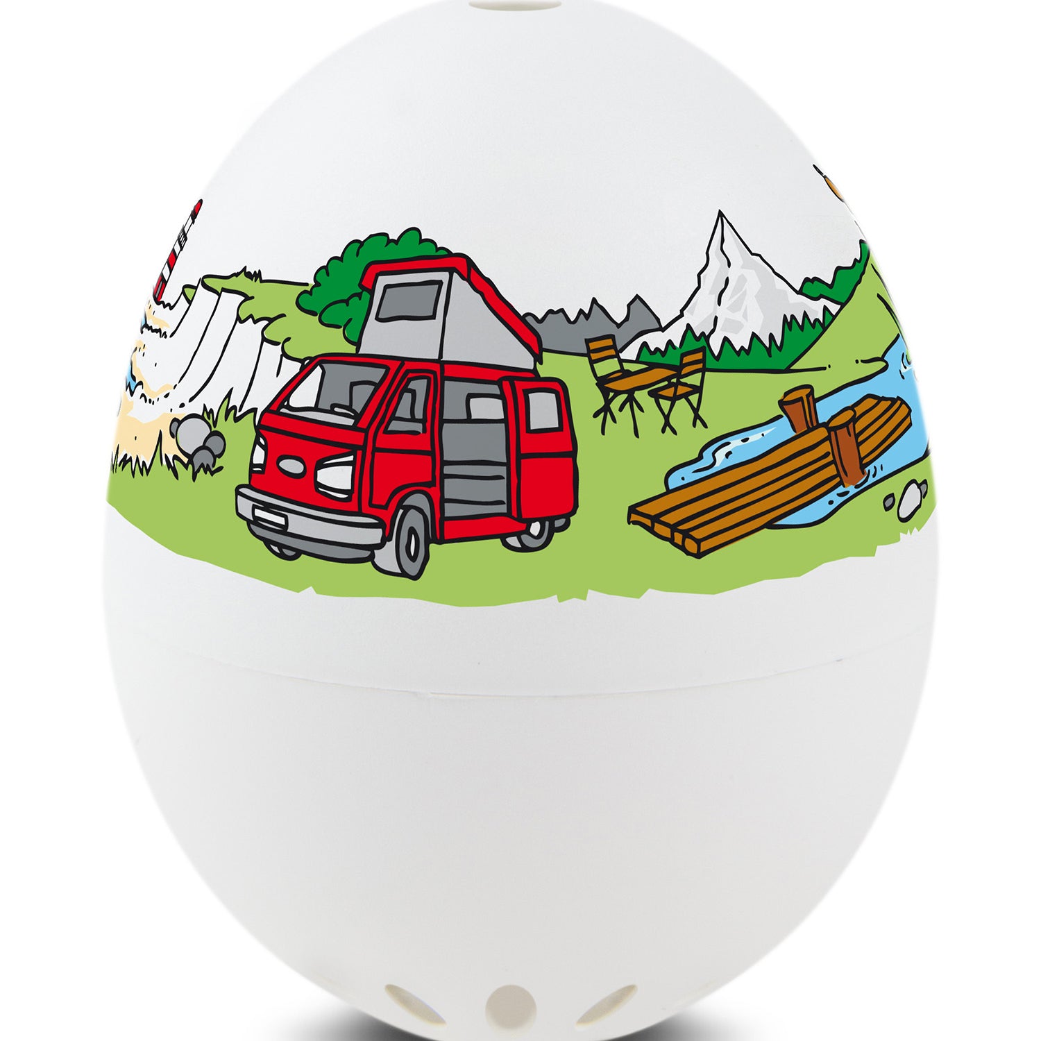 Brainstream Camping BeepEgg Singing and Floating Egg Timer for Boiled Eggs