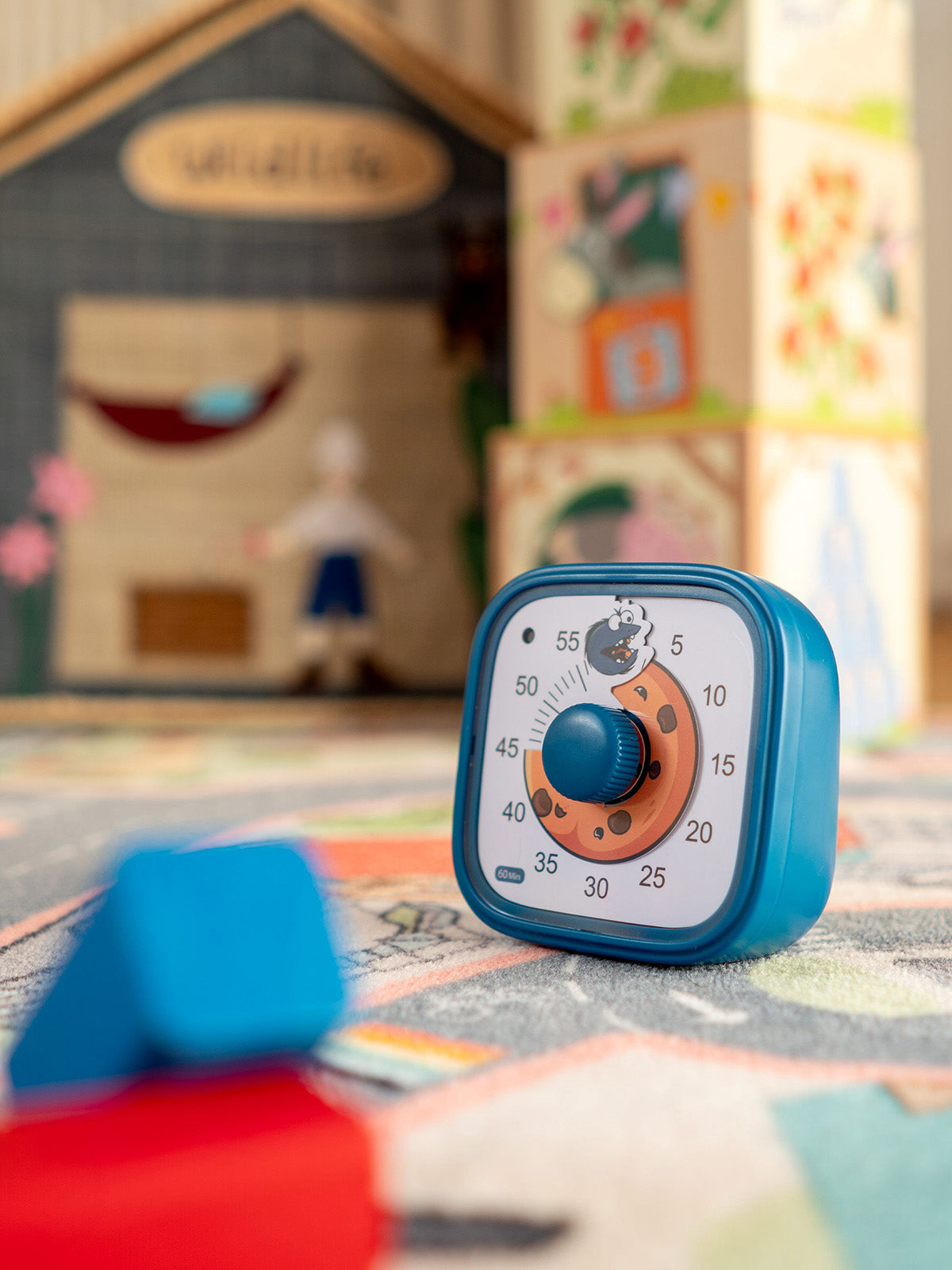 Brainstream Visual Timer for Kids with 60 Minute Countdown and Adjustable Alarm for Focus, Classroom, Study, Cookie