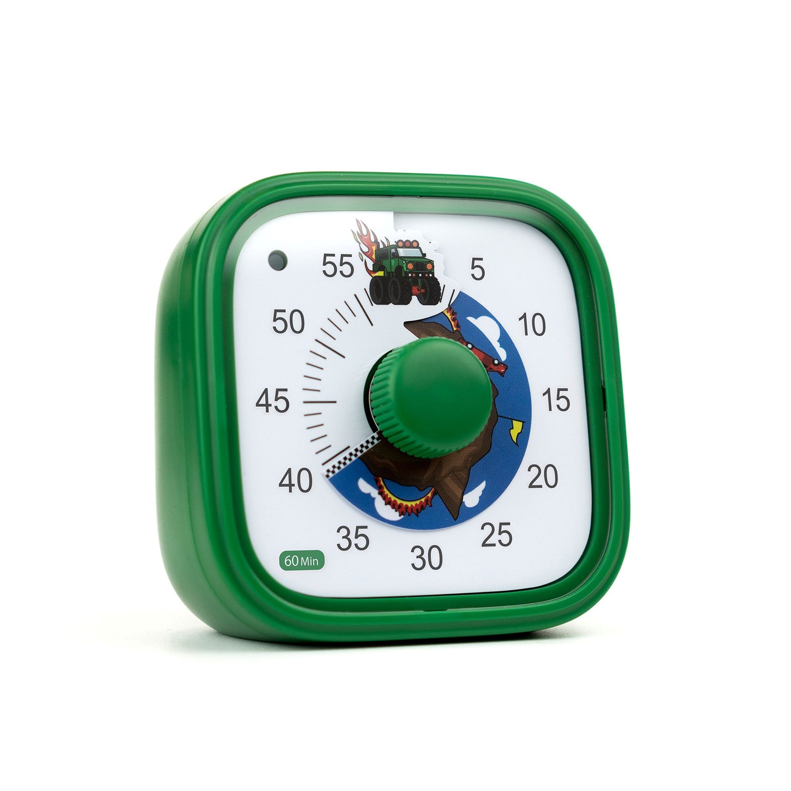 Brainstream Visual Timer for Kids with 60 Minute Countdown and Adjustable Alarm for Focus, Classroom, Study, Tick Tock Truck