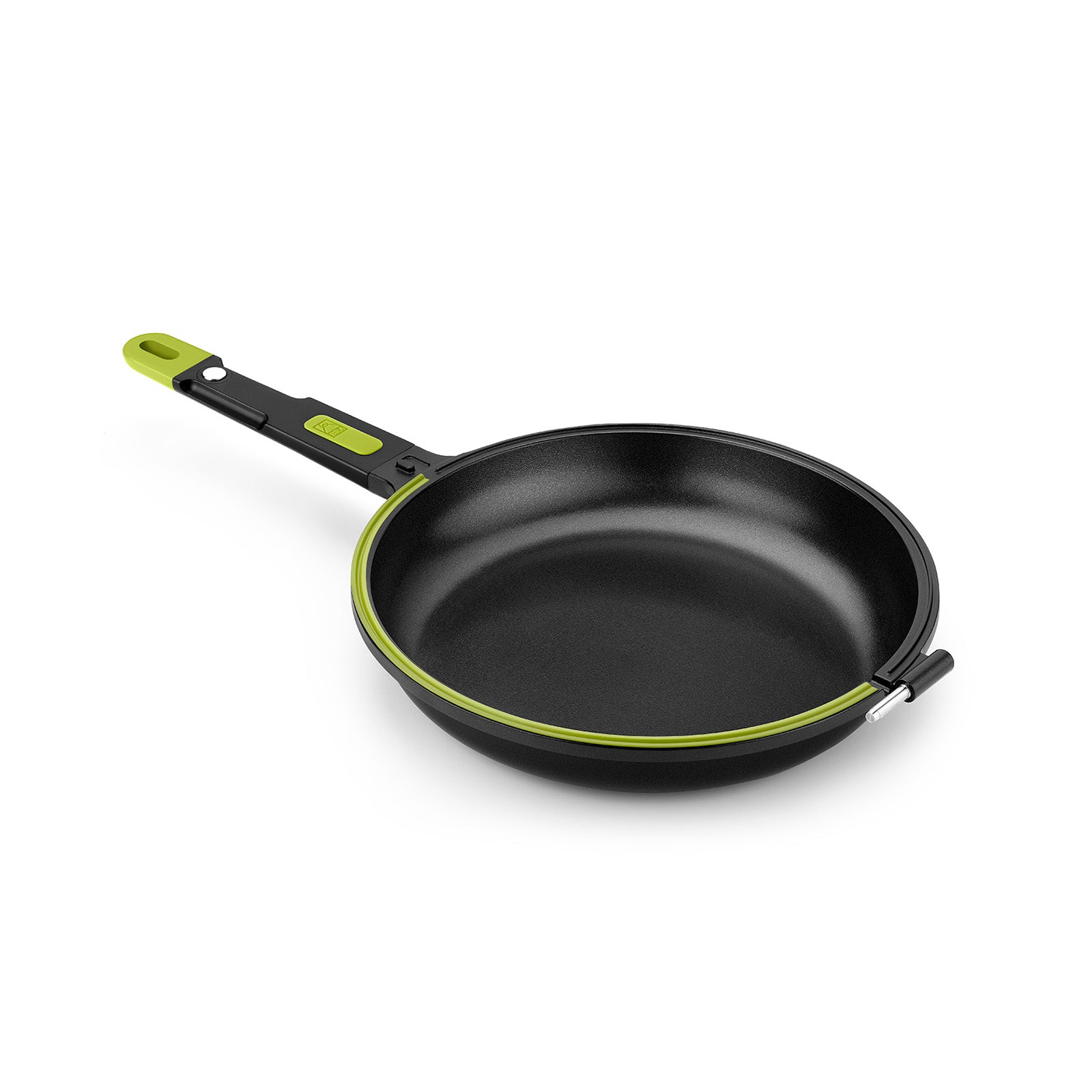 BRA Cookware Foodie Dual Frying Pan Double Skillet for Spanish Omelets & Frittatas, 8-Inch