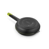 BRA Cookware Foodie Dual Frying Pan Double Skillet for Spanish Omelets & Frittatas, 9.5-Inch