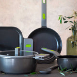 BRA Cookware Life Ceramic Nonstick Stock Pot w/Glass Lid | 8 Inch 3.2 Quart