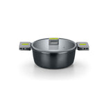 BRA Cookware Life Ceramic Nonstick Stock Pot w/Glass Lid | 8 Inch 3.2 Quart