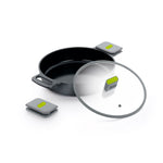 BRA Cookware Life Ceramic Nonstick Sauté Pan w/Glass Lid, 11 Inch, 3.3 Quart