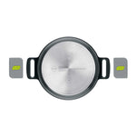 BRA Cookware Life Ceramic Nonstick Sauté Pan w/Glass Lid, 11 Inch, 3.3 Quart