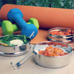 ECOlunchbox Tri Bento Stainless Steel Lunchbox