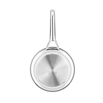 BRA Cookware Signature Stainless Steel Professional Deep High Side Frypan, 11-Inch