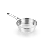 BRA Cookware Signature Stainless Steel Professional Deep High Side Frypan, 11-Inch