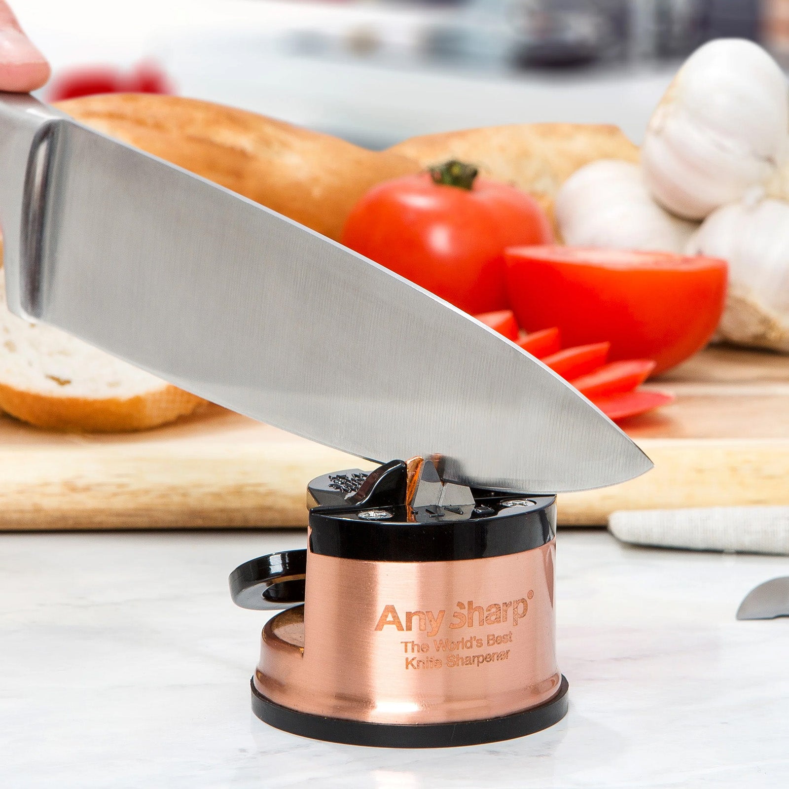 AnySharp Knife Sharpener Chef, Copper