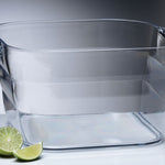 Prodyne Big Square Party Beverage Tub, Clear