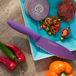 KAI Pure Komachi 2 5.75-Inch Scalloped Sandwich and Bagel Knife with Sheath