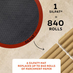 Silpat Perfect Pizza Non-Stick Silicone Baking Mat, 16-Inch, Round