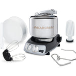 Ankarsrum Original Stand Mixer – 7L Stainless Bowl – Swedish Bread & Dough Mixer with Attachments, Black Chrome