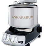 Ankarsrum Original Stand Mixer – 7L Stainless Bowl – Swedish Bread & Dough Mixer with Attachments, Black Diamond