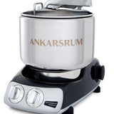 Ankarsrum Original Stand Mixer – 7L Stainless Bowl – Swedish Bread & Dough Mixer with Attachments, Black Diamond