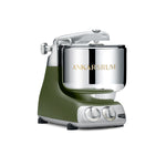Ankarsrum Original Stand Mixer – 7L Stainless Bowl – Swedish Bread & Dough Mixer with Attachments, Olive Green