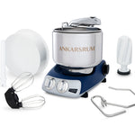 Ankarsrum Original Stand Mixer – 7L Stainless Bowl – Swedish Bread & Dough Mixer with Attachments, Royal Blue
