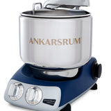 Ankarsrum Original Stand Mixer – 7L Stainless Bowl – Swedish Bread & Dough Mixer with Attachments, Royal Blue