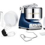 Ankarsrum Original Stand Mixer – 7L Stainless Bowl – Swedish Bread & Dough Mixer with Attachments, Ocean Blue