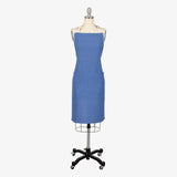 KAF Home Monaco Slubbed Yarn Apron, Dutch Blue