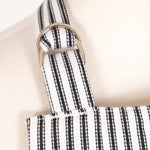 KAF Home Metro Stripe D-Ring Apron