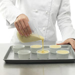 iSi Basics Silicone Flexible Clear Measuring Cup, Set of 3, 1-Cup, 2-Cup, 4-Cup, Clear
