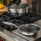 Frieling Black Cube 8 Inch Stainless/Nonstick Hybrid Fry Pan