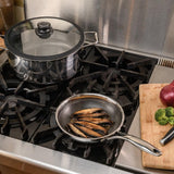 Frieling Black Cube 8 Inch Stainless/Nonstick Hybrid Fry Pan