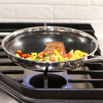 Frieling Black Cube 8 Inch Stainless/Nonstick Hybrid Fry Pan