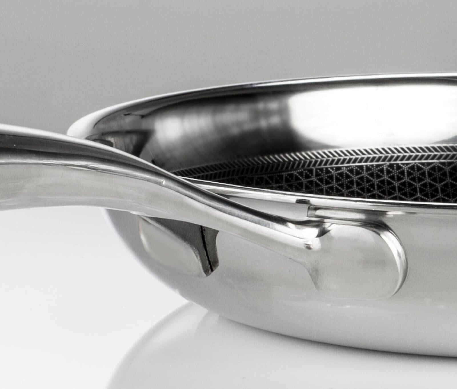 Frieling Black Cube 8 Inch Stainless/Nonstick Hybrid Fry Pan