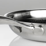 Frieling Black Cube 12-1/2 Inch Stainless/Nonstick Hybrid Fry Pan