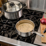 Frieling Black Cube Hybrid Quick Release 2.5 Quart Saucepan, 8-Inch