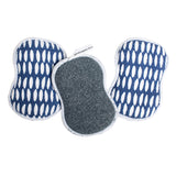 Once Again Home Co. RE:Usable Sponges, Beans Pattern, Set of 3