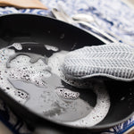 Once Again Home Co. RE:Usable Sponges, Branches Pattern, Set of 3, Gray