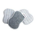 Once Again Home Co. RE:Usable Sponges, Branches Pattern, Set of 3