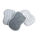 Once Again Home Co. RE:Usable Sponges, Branches Pattern, Set of 3