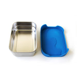 ECOlunchbox Blue Water Bento Splash Box Food Storage Container, Stainless